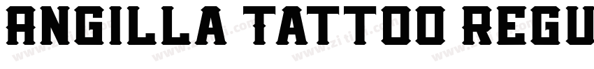 Angilla Tattoo Regul字体转换